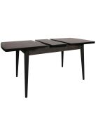 Table à manger inci noir -130+30x79x80 cm